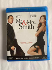 MR. & MRS. SMITH - Brad Pitt Angelina Jolie BLU-RAY Disc - Movie -  Acceptable