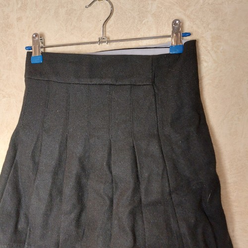 Blanc New Girls Stylish Skirt, size7, black, 70% wool 30% poly __ NWT R3E4 - Picture 6 of 6