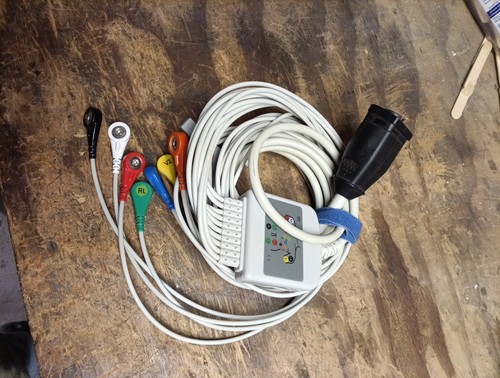 10 Lead ECG cables For Zoll E Series15 Pin