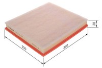 NEU - Bosch F026400596 Luftfilter FüR Ford