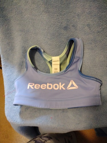 Sujetador deportivo reversible juvenil marca Reebok talla 6/6x - Imagen 1 de 2