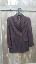 classiques entier Wool Double Breasted Jacket blazer Brown Xs