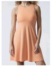 Athleta Santorini Thera Mini Tank Dress Cactus Peach Medium Travel Soft Stretch