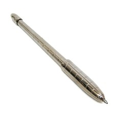 Louis Vuitton Stylo Agenda GM N75001 Silver Ballpoint Pen Black Ink BF586020