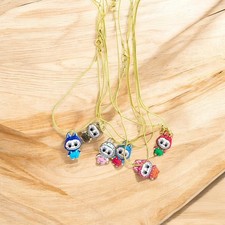 Cute Monster Character Pendant Necklace   Designer Toy Style Jewelry, Collectibl