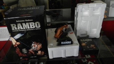 DVD Rambo 1-4 Limited Complete Collectors Edition mit Büste Nr. 4530/5000 in OVP