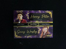 2025 Kakawow Cosmos Harry Potter & Ginny Weasley Dual Script Art Auto 4/5 myy