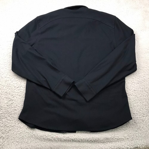 Ministry Of Supply Fusion Overshirt Mens L Navy Flannel Pocket Button Up Jacket - Picture 5 of 10