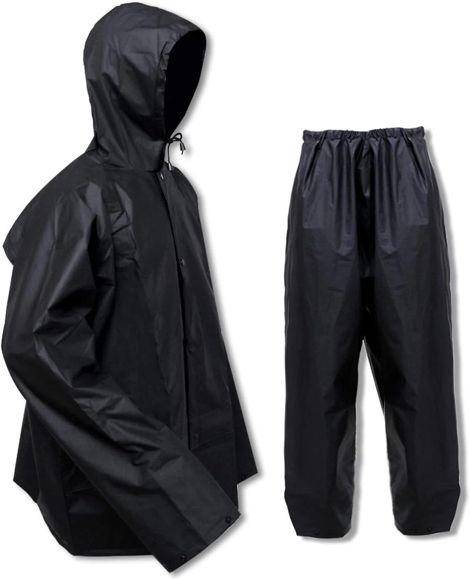 Traje Impermeable EVA Unisex Chaqueta y Pantalon Lluvia Ligero de Proteccion image 7