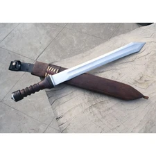 Custom Handmade Carbon Steel Blade Roman Gladius Sword - Hunting Sword Camping