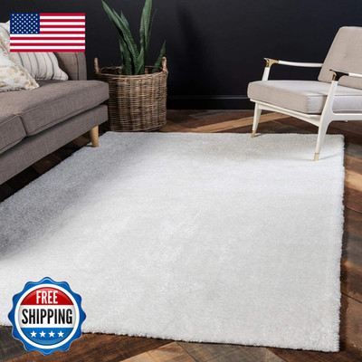 Unique Loom Solo Collection Area Rug - Calabasas 2 2 X 3 1 Rectangle Snow White