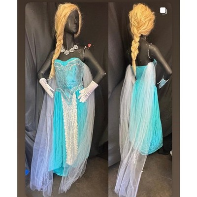 Elsa from Frozen Costume - Handmade One-of-a-Kind - Womans Medium