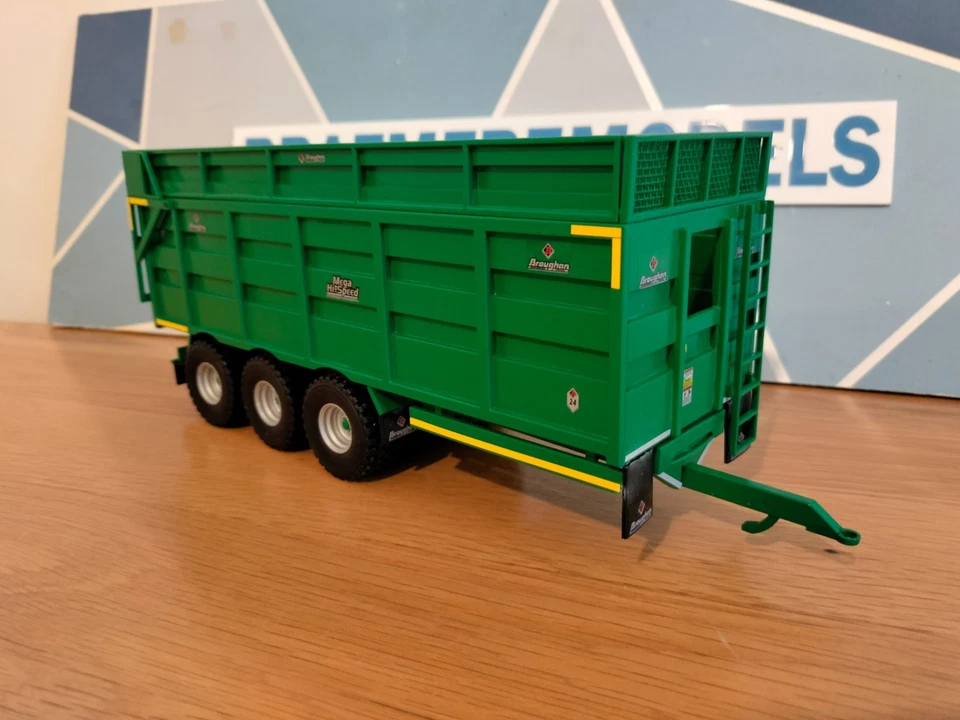 1:32 Broughan 24ft Tri Axle Grain/Silage Trailer Model Kit - Image 3 of 4