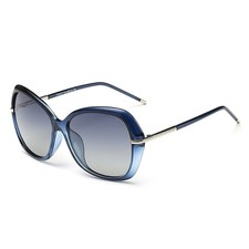 DONNA Women's Classic Polarized Sunglasses Shades Ultralight D72 Blue New Sealed