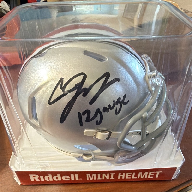 Cardale JonesSigned Ohio State Buckeyes Riddell Mini Helmet Fanatics Authentic