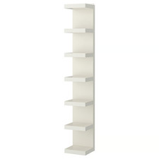IKEA LACK Wall Shelf Vertical Unit White 30x190 cm Durable Heavy Duty