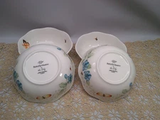 Lenox Butterfly Meadow All-Purpose 6 3/8 " Bowls -  Cereal Fruit Soup - SET OF 4