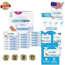 Sensitive Baby Wipes: 1080ct 18pk, 99.9 Water, Unscented, Hypoallergenic, 2X...