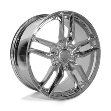 20x10 Performance Replicas Wheels Pr160 Chrome Rims 5x120.65 Et79 1pc