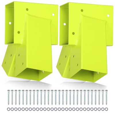 A-Frame Swing Set Brackets - 2 Heavy-Duty Brackets with Mounting Hardware