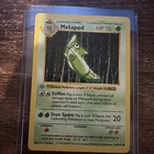 Pokemon Base Set Metapod 1st Edition Gray Stamp Shadowless Card #54 Print Error
