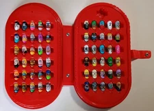 VINTAGE USA MIGHTY BEANZ SERIES 1 COMPLETE SET 1-60 IN OFFICIAL COLLECTOR'S CASE