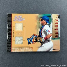 READ 2004 Leather and Lumber Ivan Rodriguez Dual Relic GU Batting Glove-Bat /25