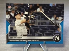 💥⚾️JOSH DONALDSON 2022 Topps NOW Walk off Grand Slam /49! #727 #YANKEES!!!⚾️💥