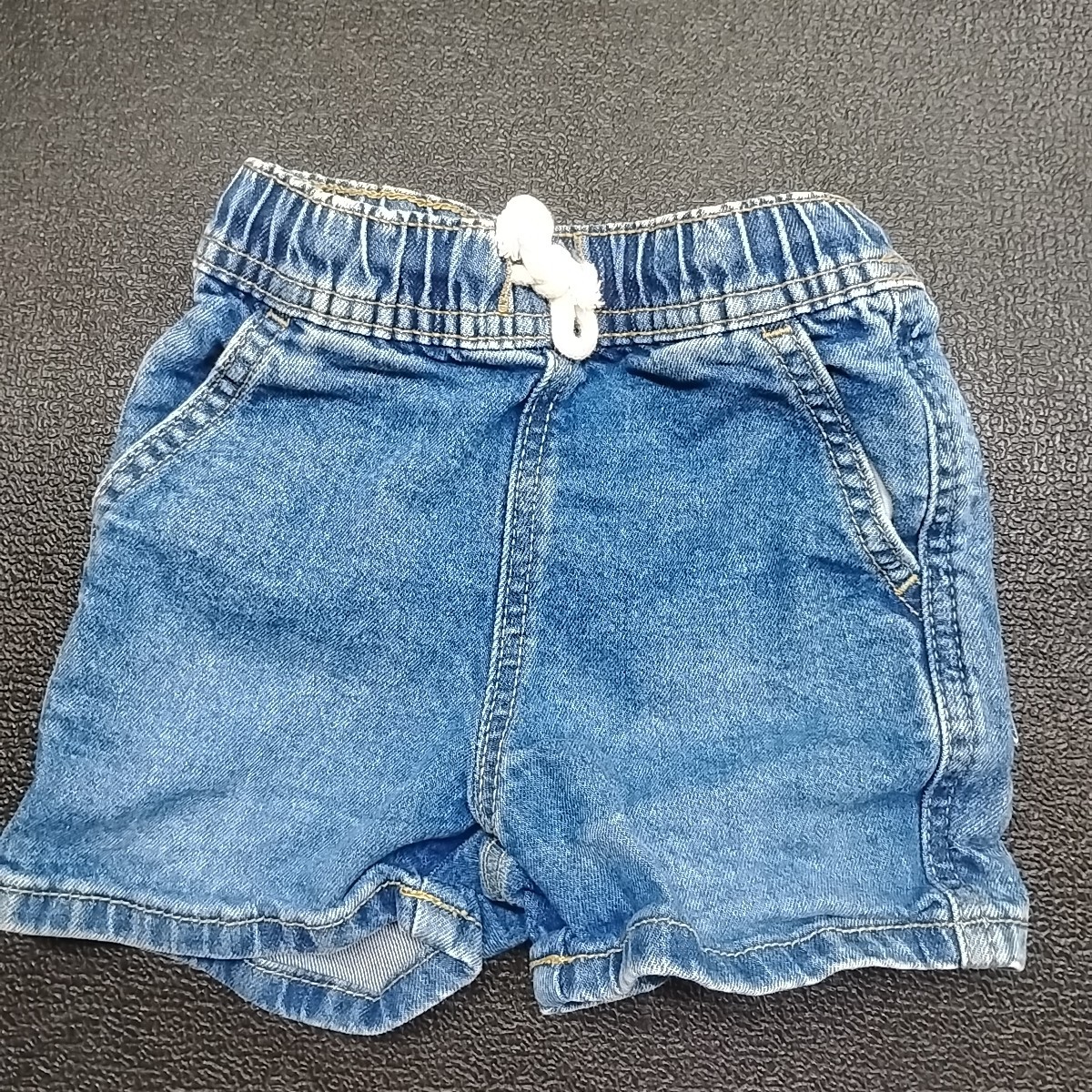 Cat & Jack Toddler Size 2T Drawstring Waist Denim Blue Jean 