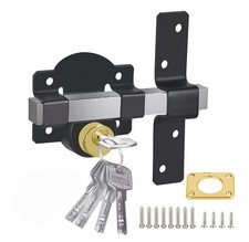 Security Garden Shed Gate Lock Long Throw Locking Double Locking 50mm Padlock UK