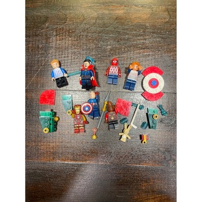 LEGO Marvel Super Heroes Lot Iron Man Captain America Spider-Man Dr Strange