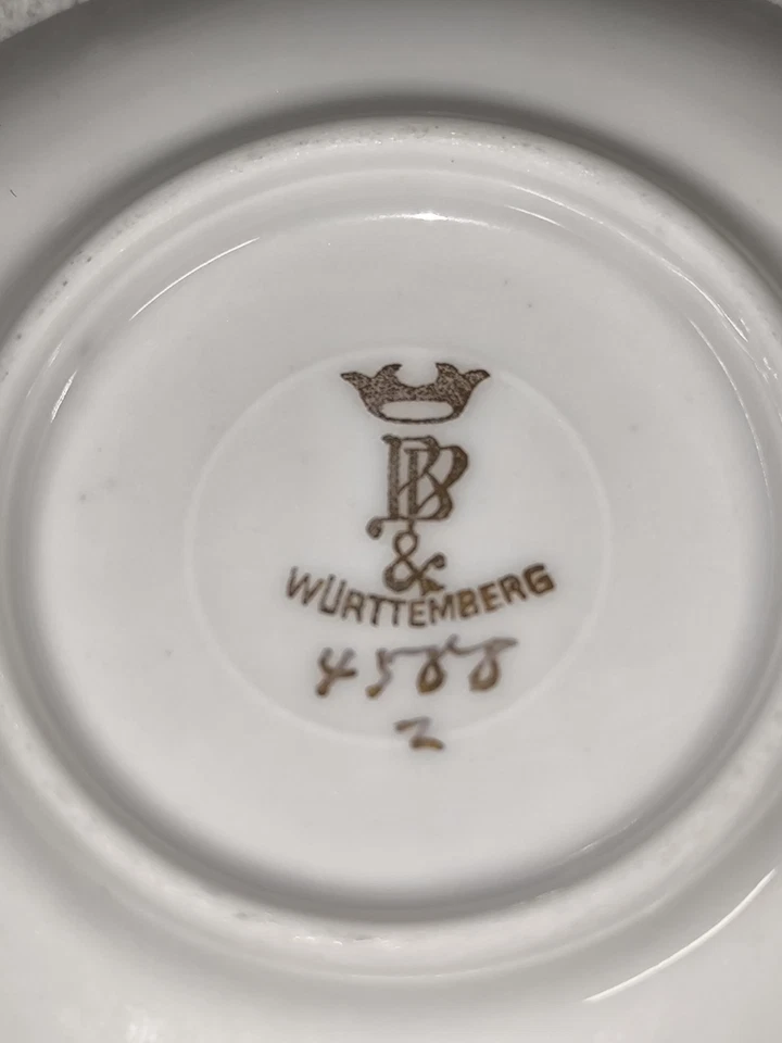 Anbietschale Set Für Konfekt / Pralinen Württemberg Porzellan Bauer & Pfeiffer - Bild 4 von 4