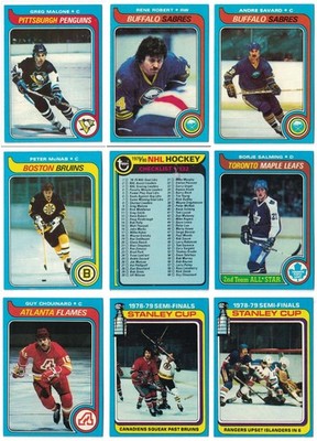 1979-80 Topps Hockey -- You Pick to Complete Your Set -- EX to NM condition