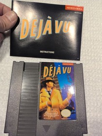 Deja Vu NES tested/works with instructions and dust sleeve 