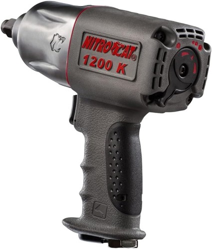 Lightweight 1/2-Inch Twin Clutch Impact Wrench with 1295 ft-lbs Loosening Torque - Foto 3 di 9