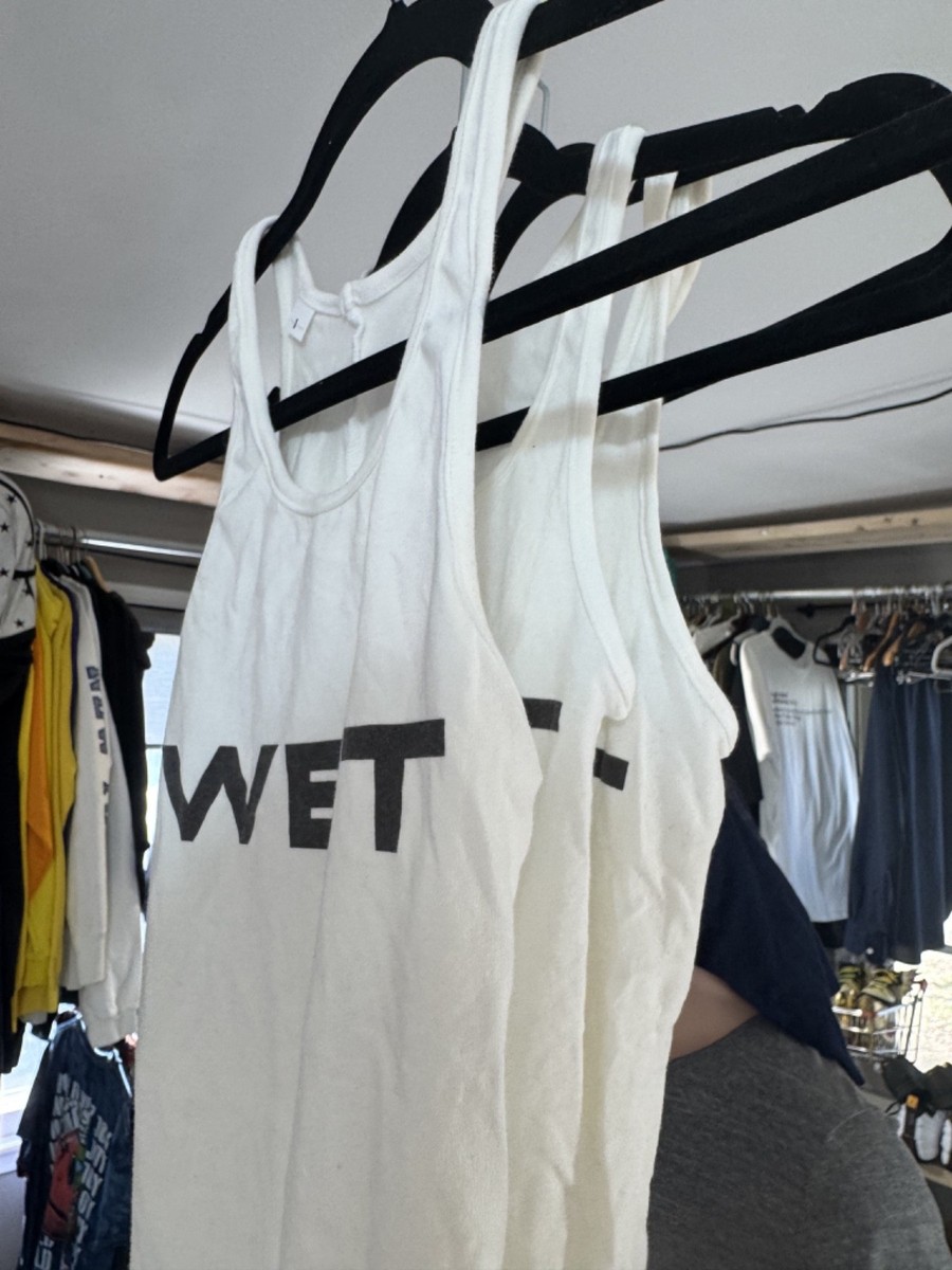 YZY Mowalola WET Bodysuit White Size 3 Kanye West Vultures Merch