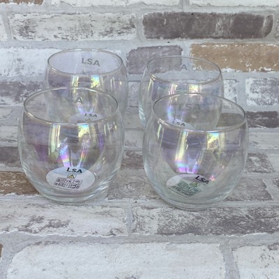 LSA PEARL Glas Teelichthalter mit Teelicht Kerzen neu unbenutzt