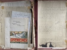 lot vieux papiers documents Moselle Boulay années 1910-1920