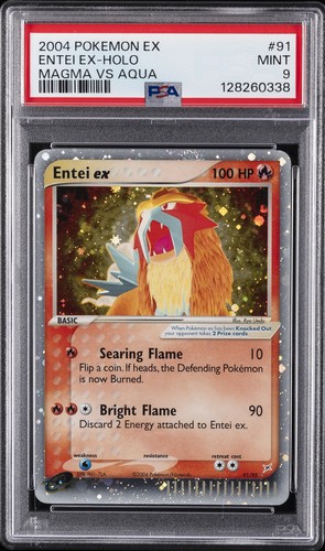 Entei ex graded PSA 9 for sale on eBay