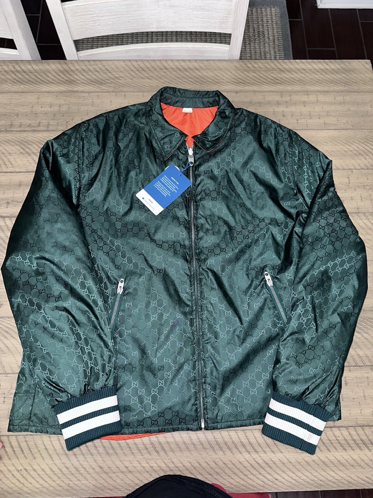 Gucci Monogram Reversible Jacket 48 - image 16