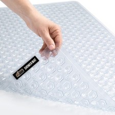 Patented Bath Tub Shower Mat, Machine Washable Bathtub Floor Liner Mats, Suct...