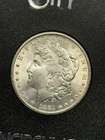 GSA 1881-CC Morgan Silver Dollar w/ BOX COA (all original), BU MS Uncirculated