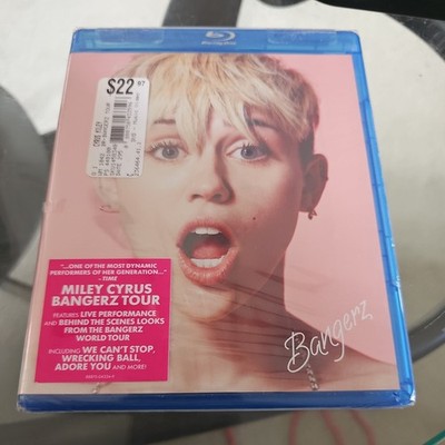 New Sealed RARE BANGERZ TOUR / MILEY CYRUS on Blu-Ray. music videos