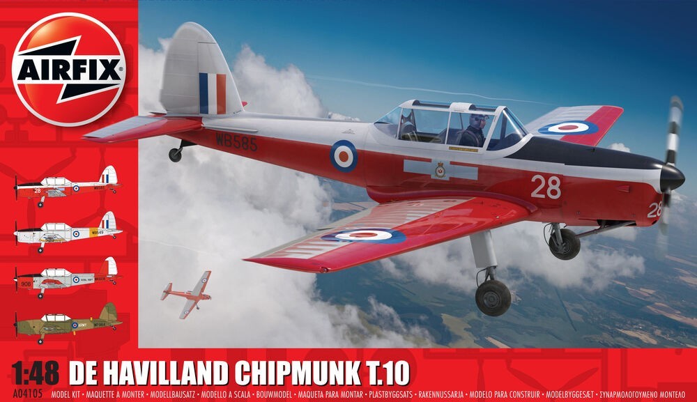 Airfix A04105 de Havilland Chipmunk T.10 in 1:48 Bausatz Neu + OVP