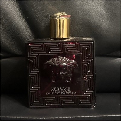 Versace Eros Flame  100 mL / 3.4 fl oz EMPTY (CHECK DISC)