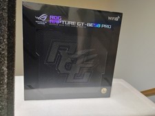 ASUS ROG Rapture GT-BE98 Pro BE30000 Quad-Band WiFi 7 Gaming Router Black SEAL