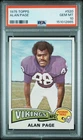 1975 Topps Football Alan Page #520 PSA 10 MINNESOTA VIKINGS GEM MINT HOF POP 4