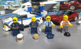LEGO City Police Van Buggy 60172 60043 60138 Helicopter Sticker Unused