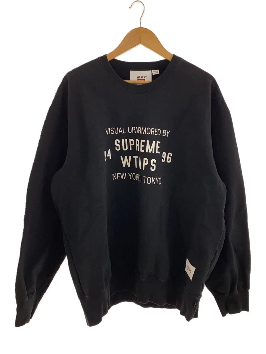 Sweat col rond Supreme × WTAPS noir XL occasion