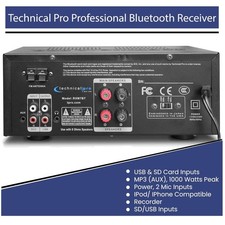 1000W Home Receiver Amplifier Bluetooth USB/SD/FM